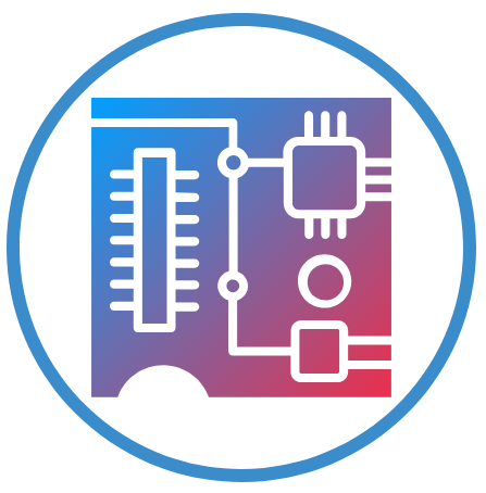 Ícono de Producción automatizada de (PCBs)
